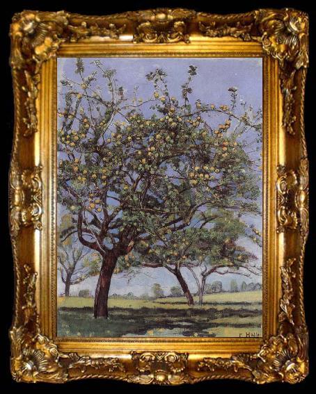 framed  Ferdinand Hodler Apple trees, ta009-2